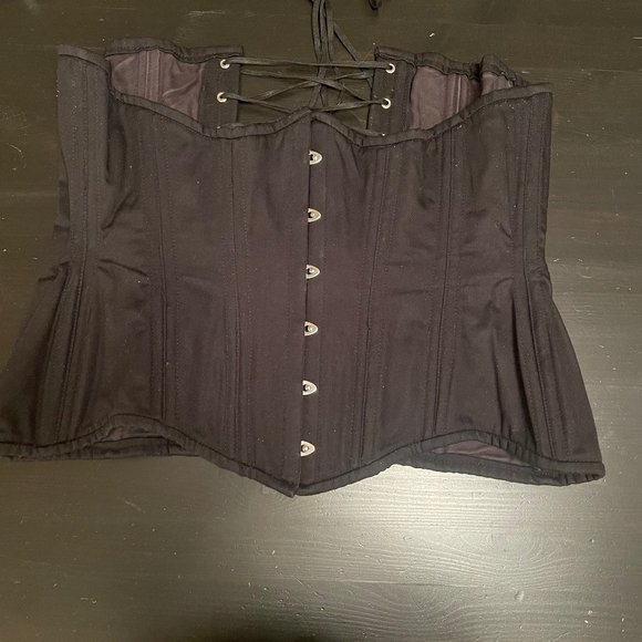 Gorgeous well constructed, heavy cotton, underbust, boned corset - Picture 1 of 6